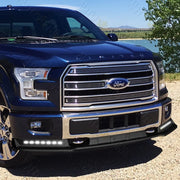 Black Front Bumper Lip & Splitter for 2015–2017 Ford F-150