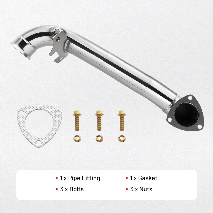 Stainless Steel 2.5in Exhaust Downpipe for 2007–2016 MINI Cooper/Clubman/Countryman