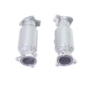 304 Stainless Steel 200-Cell Catted Downpipe for Chevrolet Corvette C8 Z06 2023-2026