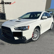 Front Bumper Lip & Splitter for 2008–2015 Mitsubishi Lancer Evolution X – VR Style