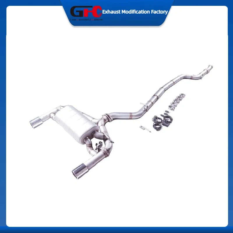 304 Stainless Steel Valved Cat-Back Exhaust System for BMW 420i/425i/428i/430i/435i/440i F32/F36