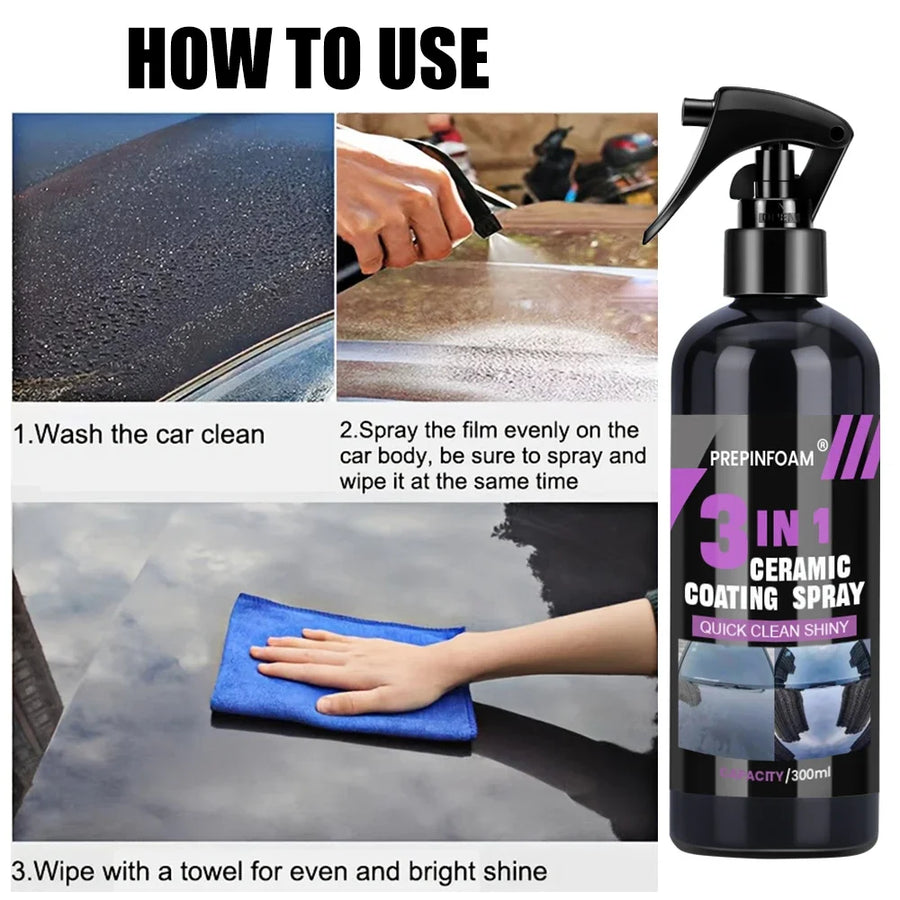 Hydrophobic Ceramic Coating Spray for Automotive Paint