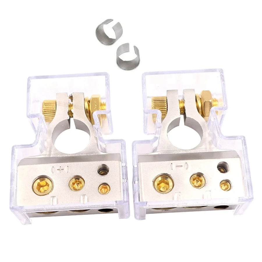 Positive and Negative Battery Terminal Connectors – 2 Pieces