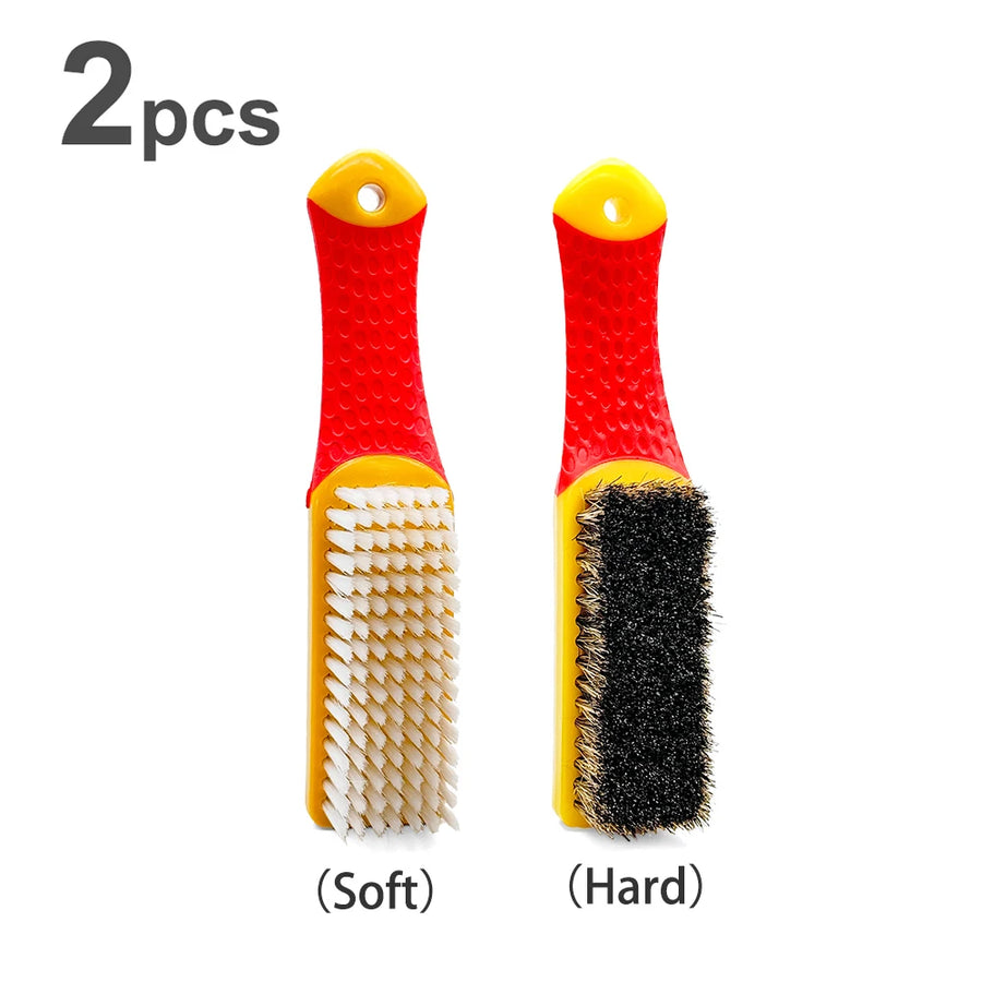 Interior Seat & Gap Cleaning Brush Set, Blue or Red