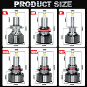 2-Piece H1/H3/H7/H11/9005/9006 LED Headlight Bulb – CANBUS