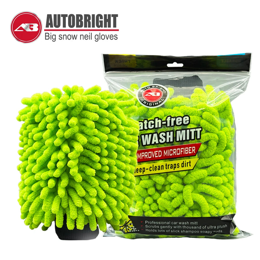 Chenille & Microfiber Car Wash Mitt Options