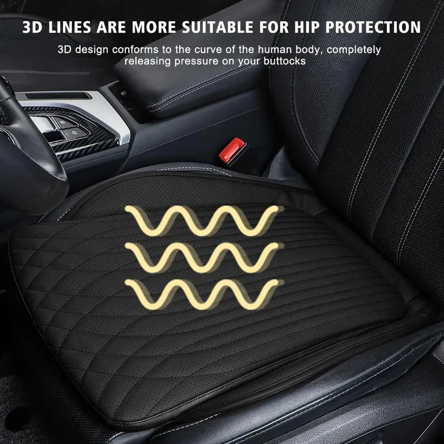 Universal Nappa-Leather Car Seat Cover and Cushion Set