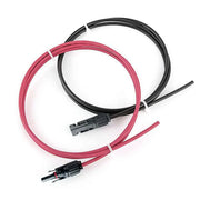12AWG Solar Extension Cable Pair with Waterproof Connectors