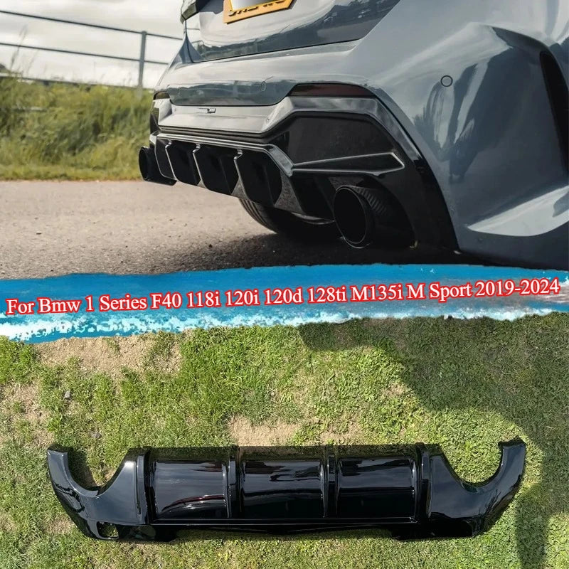 Rear Bumper Diffuser for BMW 1 Series F40 M Sport 2019-2024