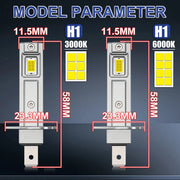 H1 LED Headlight Bulb – CANBUS, Fanless