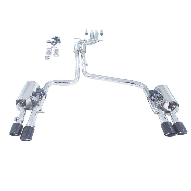 Catback Valvetronic Exhaust System for Audi A6 A7 S6 S7 C7 2.8L 3.0T 4.0T