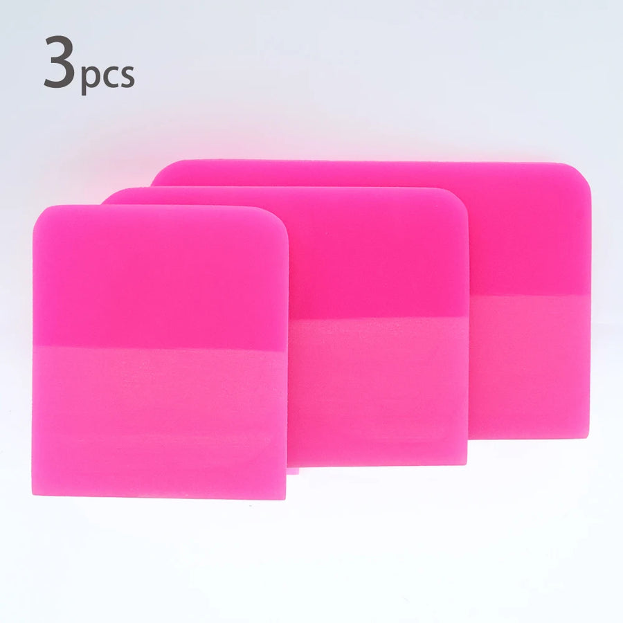 Flexible Pink PPF & Window Tint Squeegees