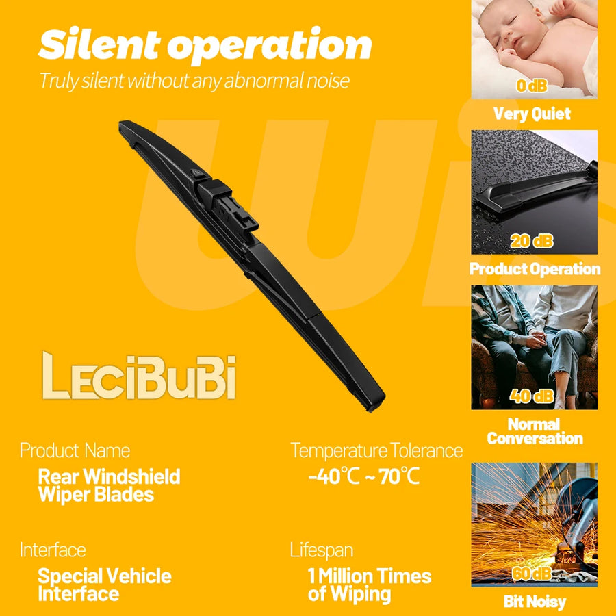 Rear Windshield Wiper Blade Set for Jeep Grand Cherokee WK2 2014 2015 2019 Windshield 2013-2020