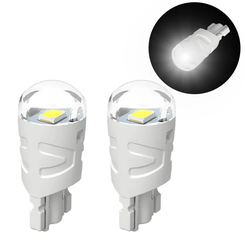 2-Piece T10 Interior and License Plate LED Bulb Kit – 6000K