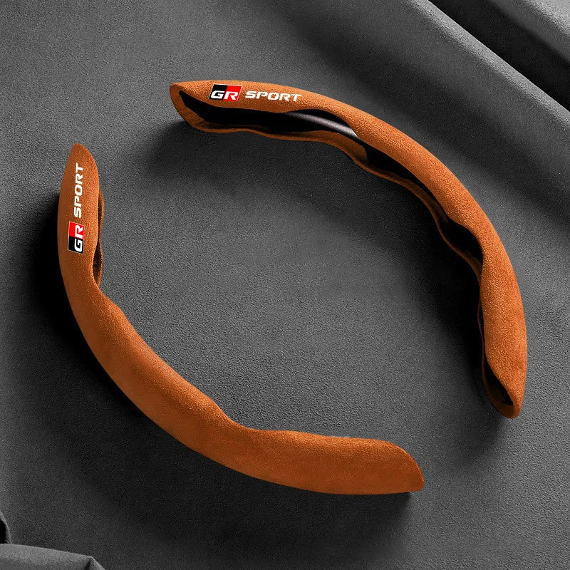 Non-Slip GR Sport-Style Steering Wheel Cover for Toyota Vehicles