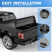 Soft Tri-Fold 6 ft Tonneau Cover for 2005–2015 Toyota Tacoma