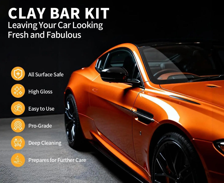 10 Pack Car Clay Bar Kit, Premium Grade Clay Bars Auto Detailing, Clay Luber Synthetic Lubricant, Car