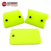Green PPF & Vinyl Wrap Squeegees - Three Size Options