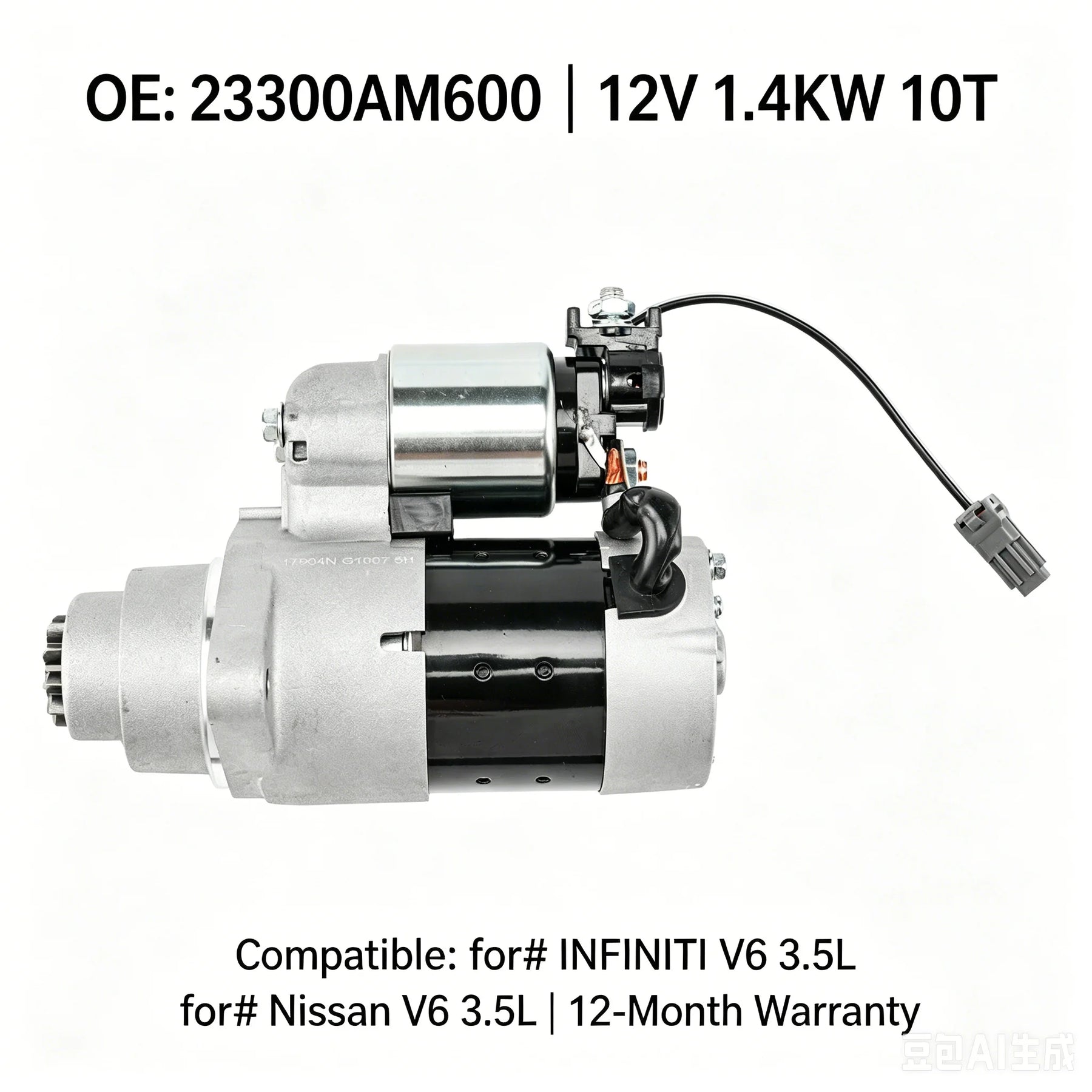 Starter Motor for Infiniti FX35/G35 3.5L 2003-2008