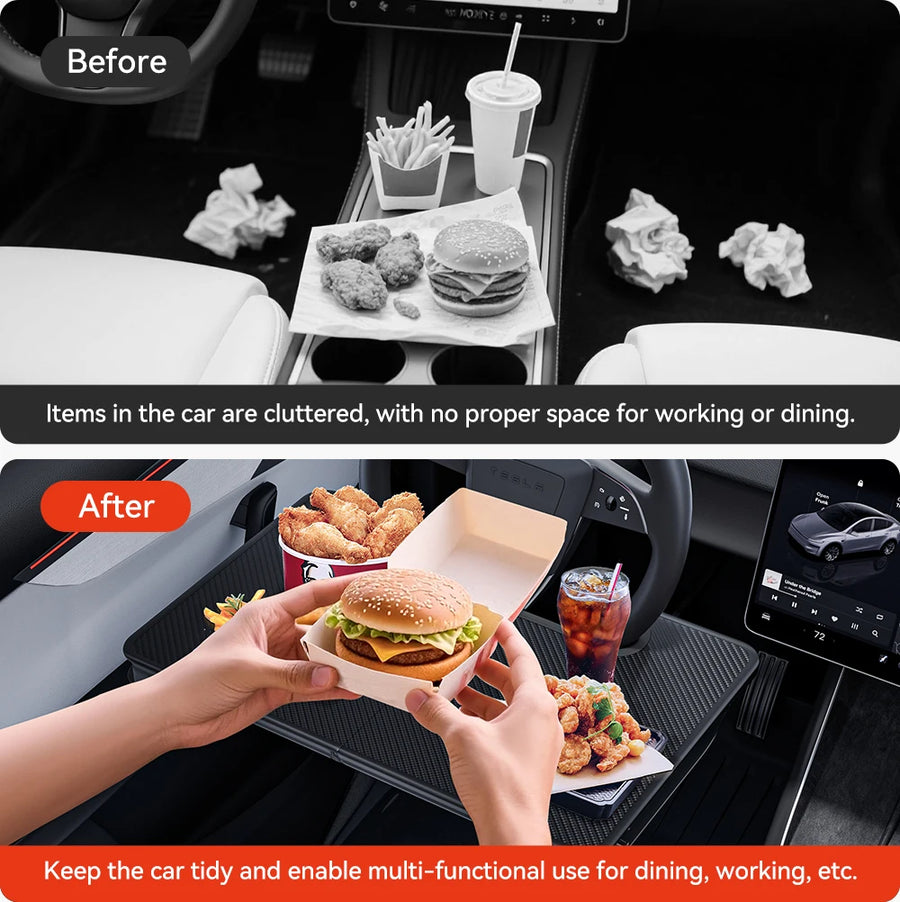 Steering Wheel Laptop and Food Tray for Tesla Model 3, Y, S and X 2026