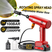 21V Cordless Portable Pressure Washer Kit with 5 m Hose