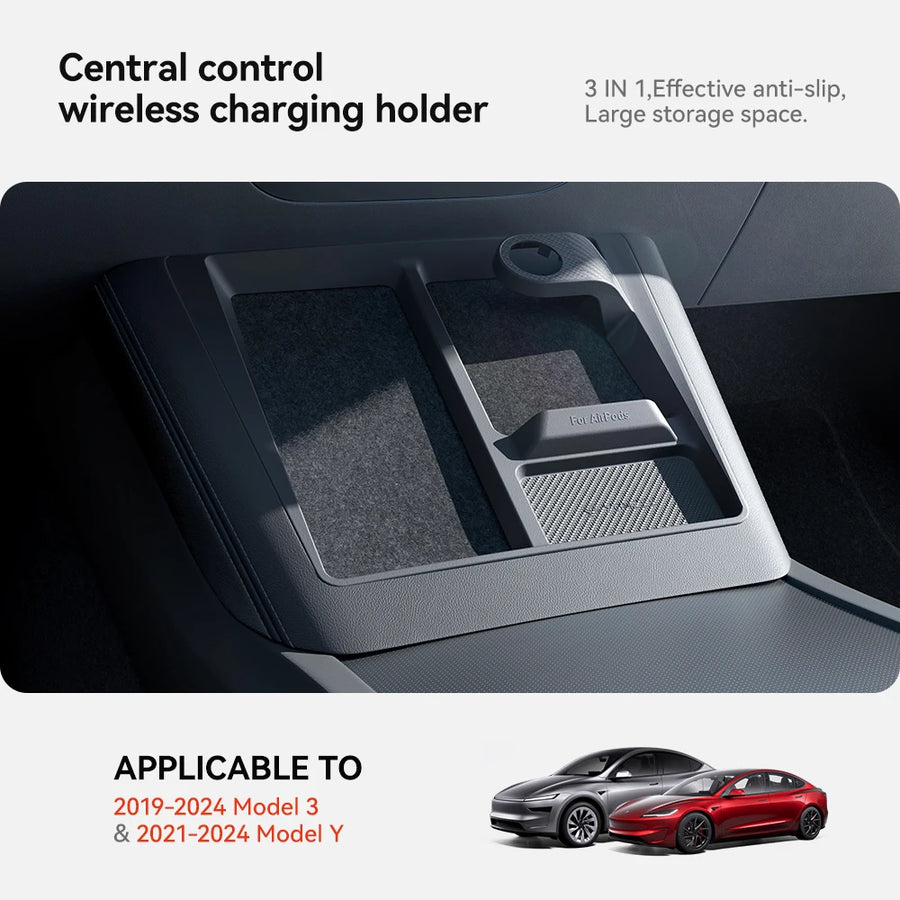 Wireless Charging Pad Protective Frame for Tesla Model 3/Y