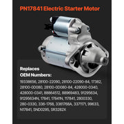 12V Replacement Starter Motor – Select OE & Vehicle Fitments
