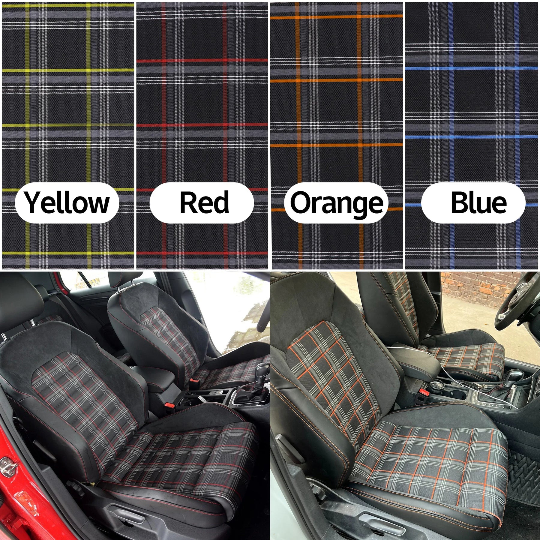 Universal Car Seat Cover and Cushion Set
