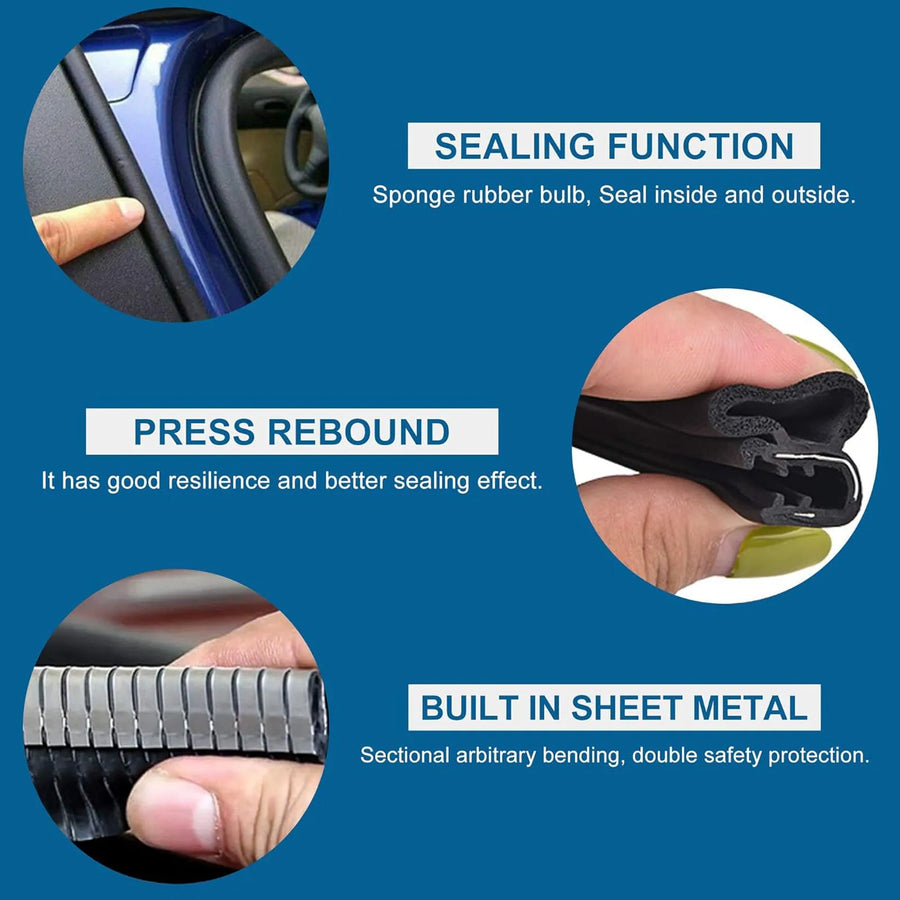 Universal Door Weatherstrip Seal – 6M