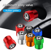 Honda-Style Tire Valve Cap Set – 4-Piece Color Options