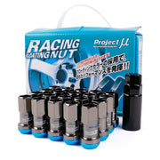 20-Piece Steel Racing Wheel Lug Nut Set – M12x1.25 or M12x1.5