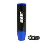 Likewise-Style 130 mm Carbon-Fiber-Look Aluminum Shift Knob