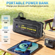 12V Portable Car Jump Starter & Battery Booster – 12,000–18,000mAh