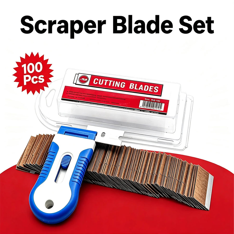 39 mm Replacement Razor Scraper Blades, 100 per Box