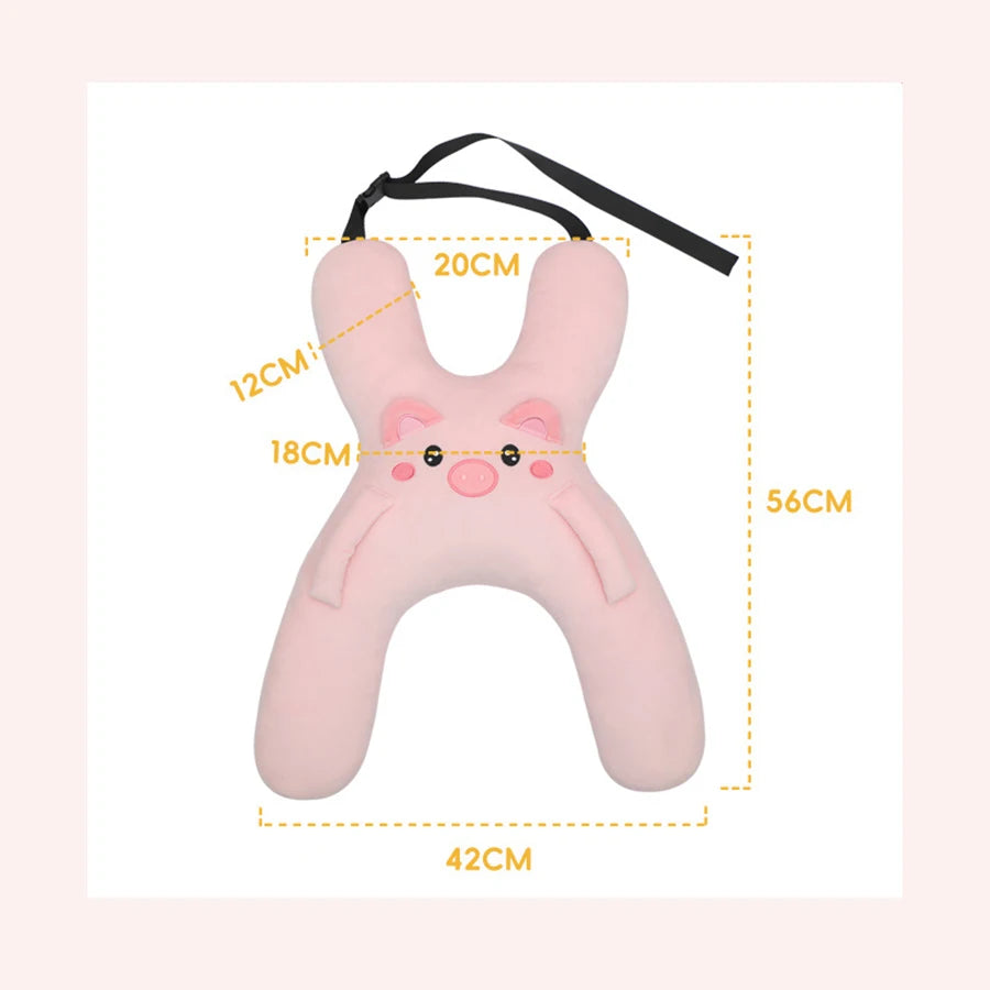 Child Car Neck Pillow and Seat Belt Sleep Support