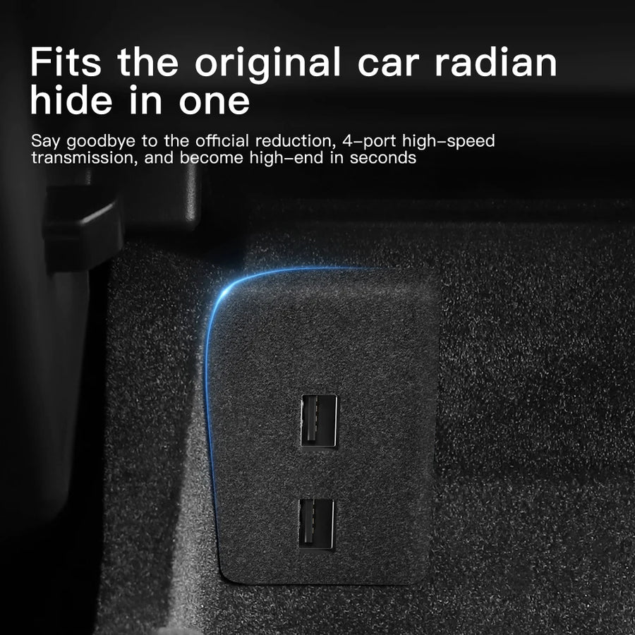 USB Charging Hub for Tesla Model 3/Y Highland and Juniper