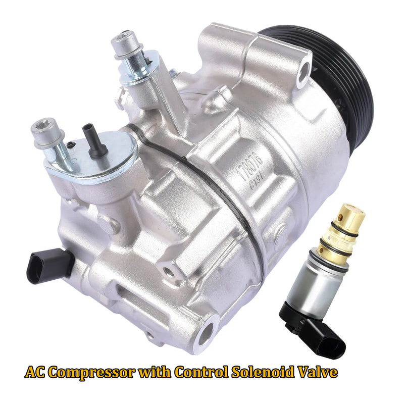 A/C Compressor & Clutch for Audi A3 & Volkswagen Golf