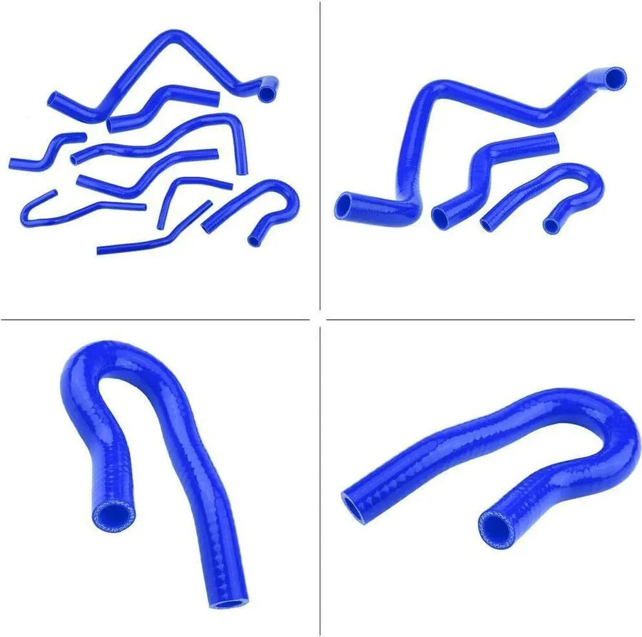 Blue Silicone Radiator Hose Kit Fit for 1992-2000 Honda Civic D15 D16 SOHC EG/EK