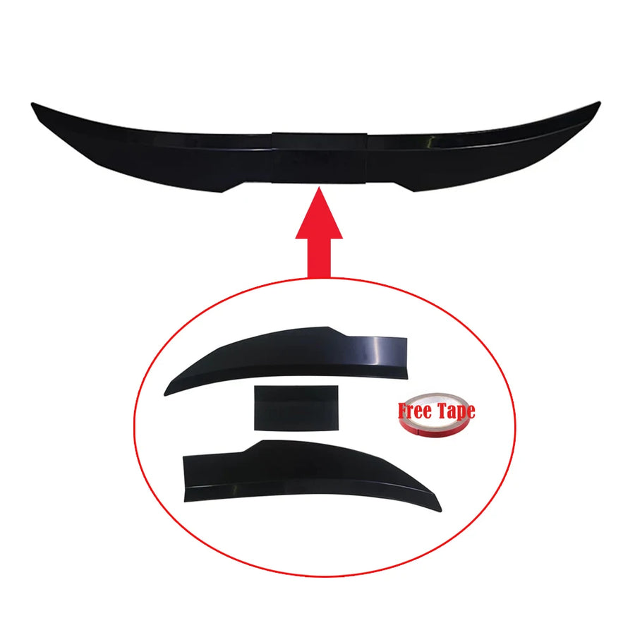 Universal Adjustable Sedan Trunk Wing Spoiler – 117–127 cm