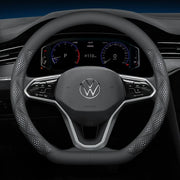 Microfiber 38CM Steering Wheel Cover for Volkswagen Golf Passat Tiguan Touareg Arteon ID.3 ID.4