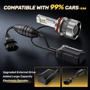 H11/9005/9006 LED Headlight Bulb – 6500K, CANBUS