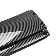 Carbon-Fiber-Look Universal Front Lip & Side Skirt Kit