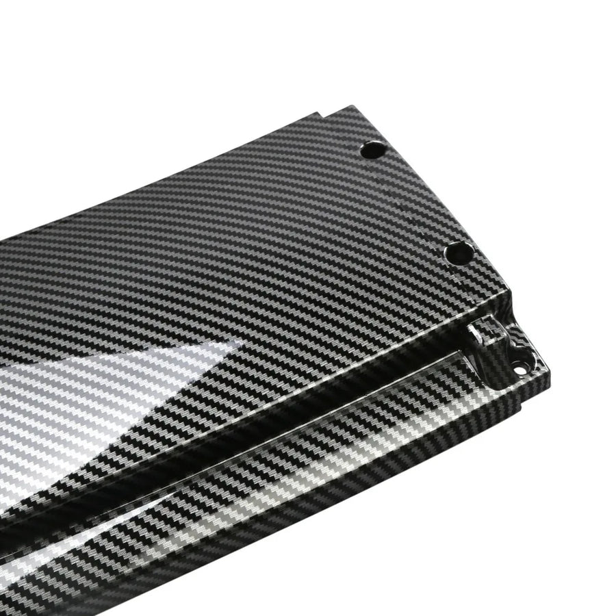 Carbon-Fiber-Look Universal Front Lip & Side Skirt Kit