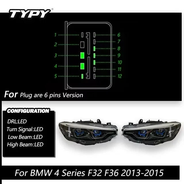 LED Tail Light Assembly Set for 2013–2019 BMW 4 Series