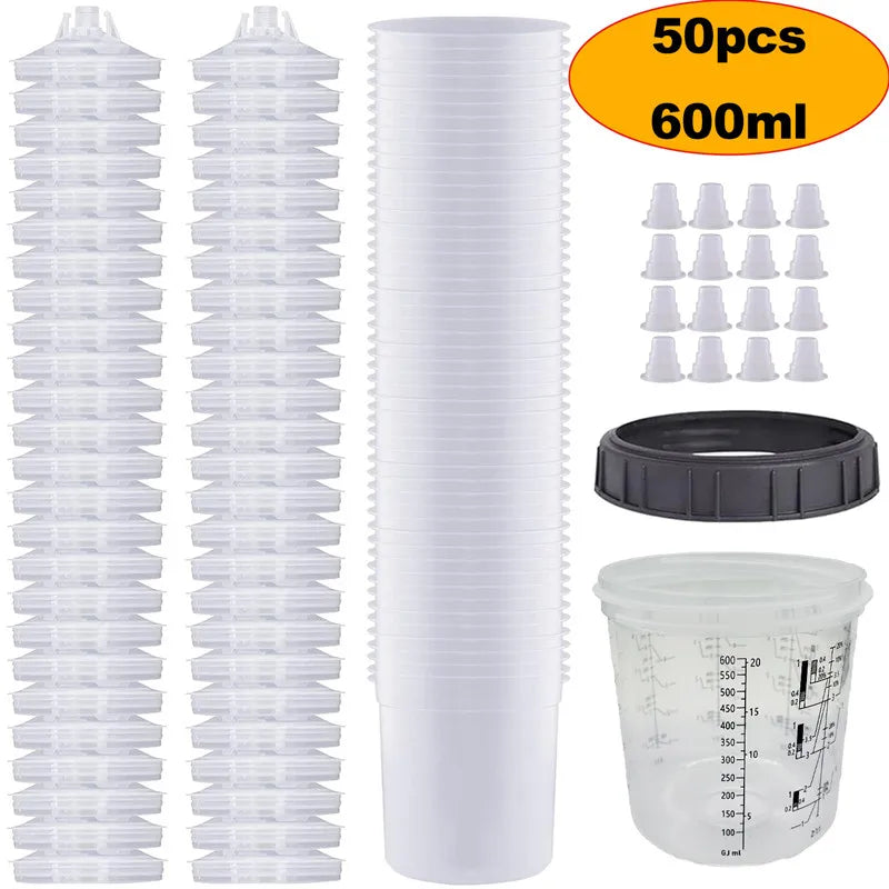 Disposable Paint Cup System – 200, 400 or 600 mL