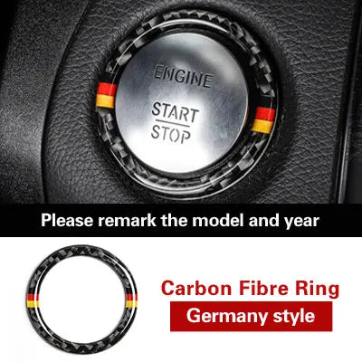 Engine Start/Stop Button Cover and Trim Ring