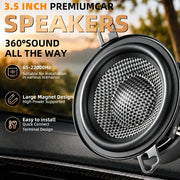 3.5-Inch 300W Coaxial Car Speakers