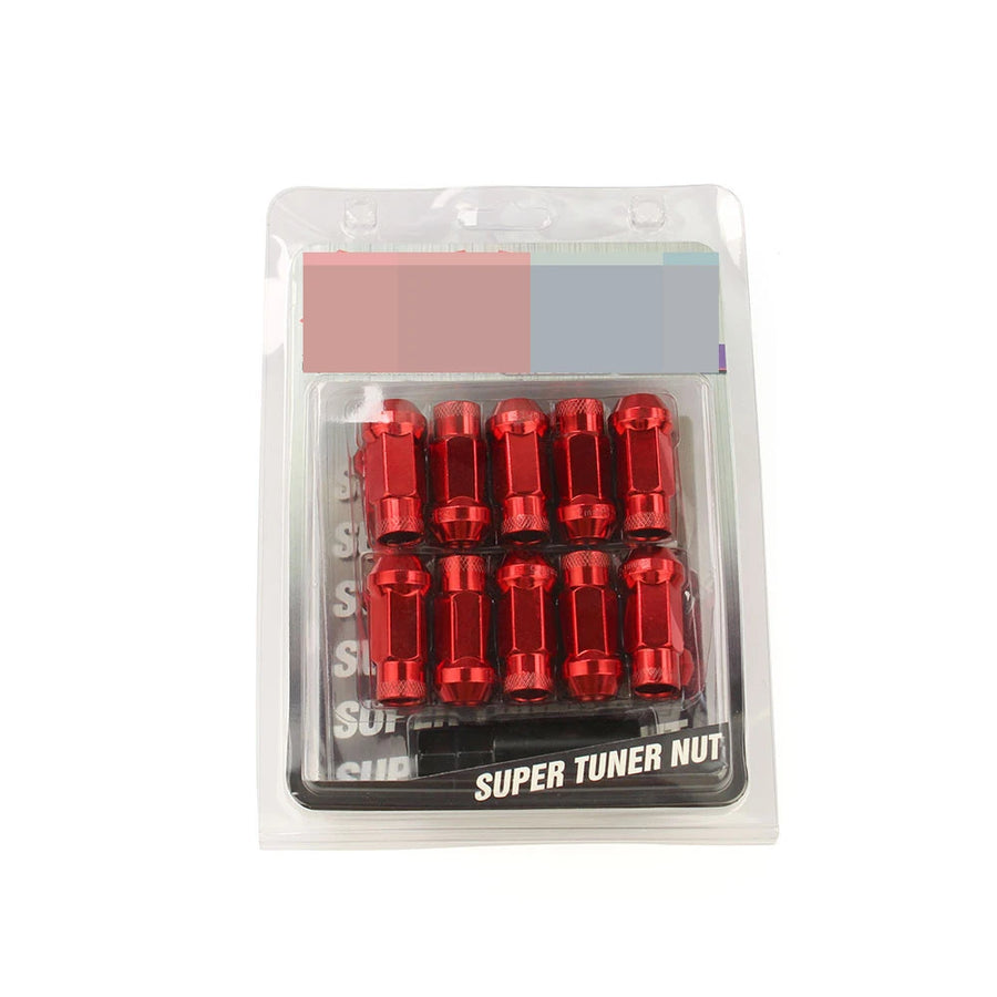 Car Modification Screws Wheel Hub Nuts Hexagonal Lightweight Racing Tire Nuts M12x1.5 M12x1.25 Wheel Hub Screws