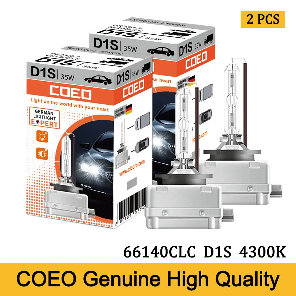 2-Piece D1S/D2S/D3S/D4S HID Xenon Headlight Bulb – 4200K