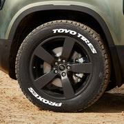 4-Piece 3D Tire Lettering Decal Set